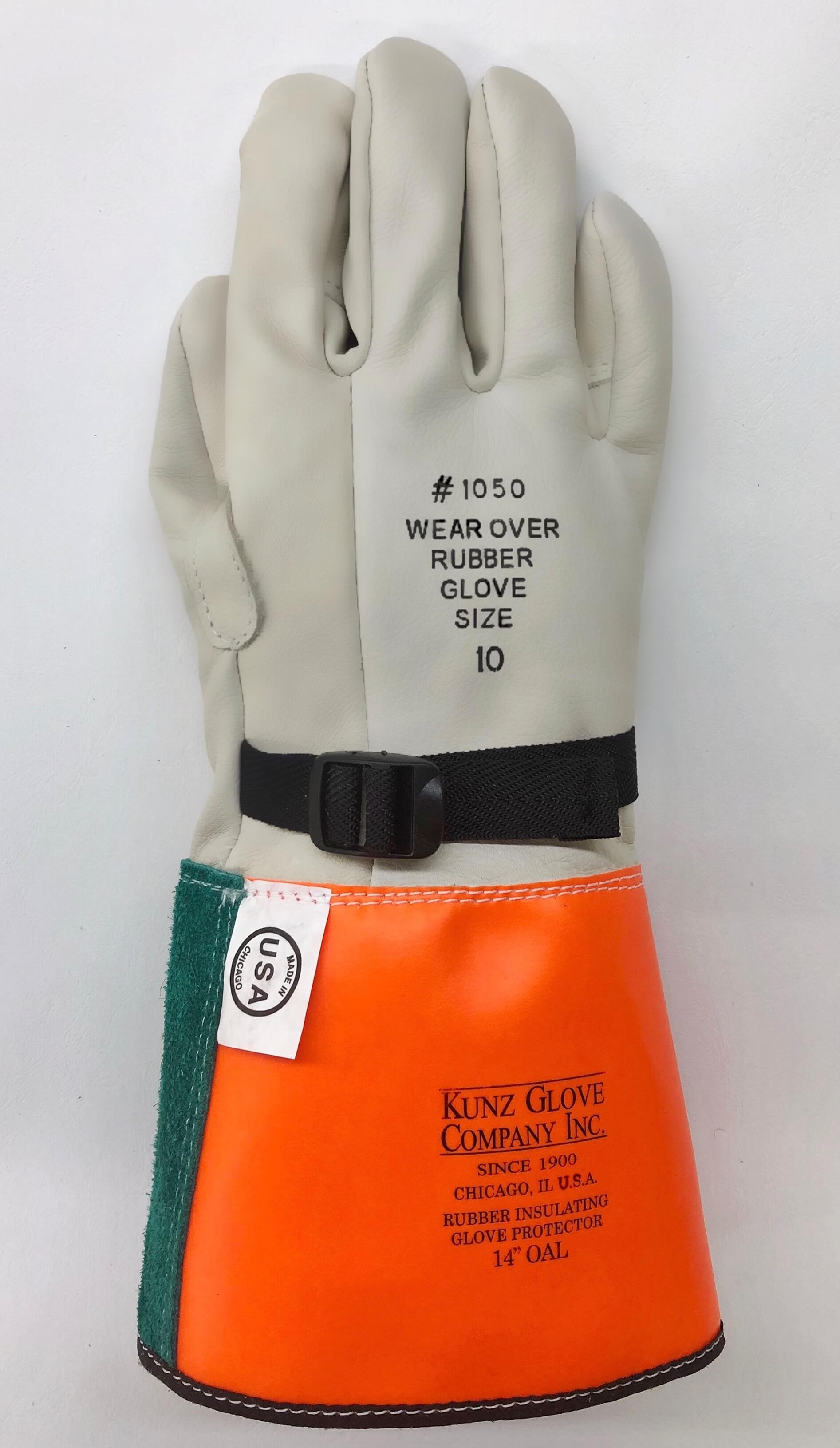 Primary Voltage Leather Protectors for Rubber Insulating Gloves (1050
