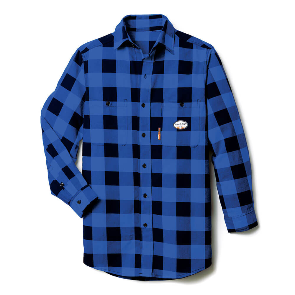 Black & Blue Plaid Shirt
