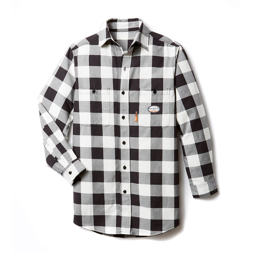 Black & White Plaid Shirt