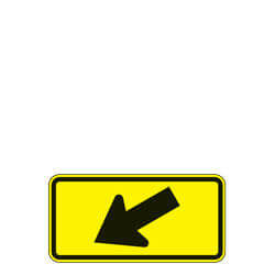 Diagonal Down Left Arrow Plaques