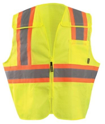 5 Pt. Break-Away Two Tone Mesh Vest