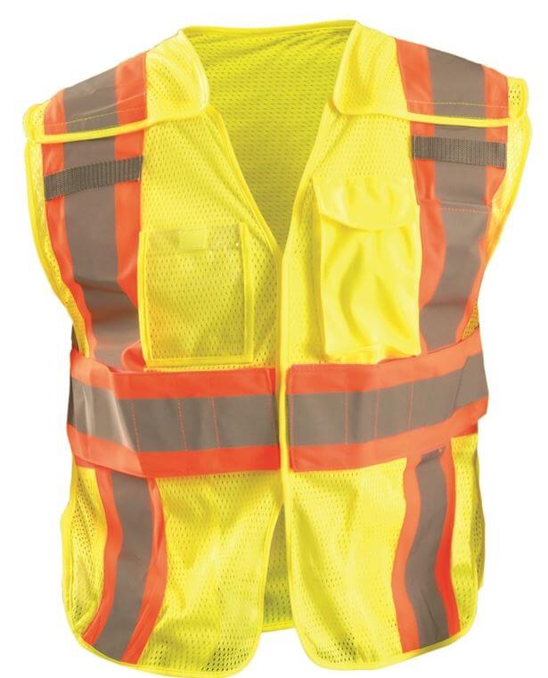 High Visibility Classic Mesh Two-Tone Expandable Vests
