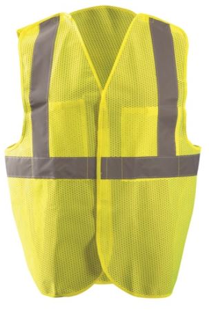 High Visibility Classic Mesh 5-pt. Break-away Safety Vest