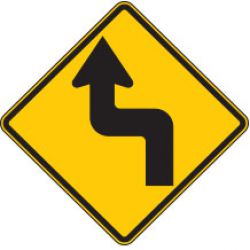 Reverse Turn Left Symbol Warning Signs