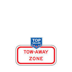 Tow Away Zone Supplemental Plaque