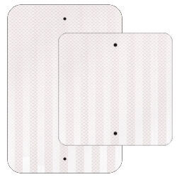 Traffic Reflective Sheeted .080 Aluminum Sign Blanks