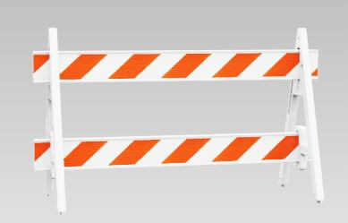 Plasticade® A-Frame Barricade