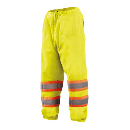 Two-Tone Mesh Pants