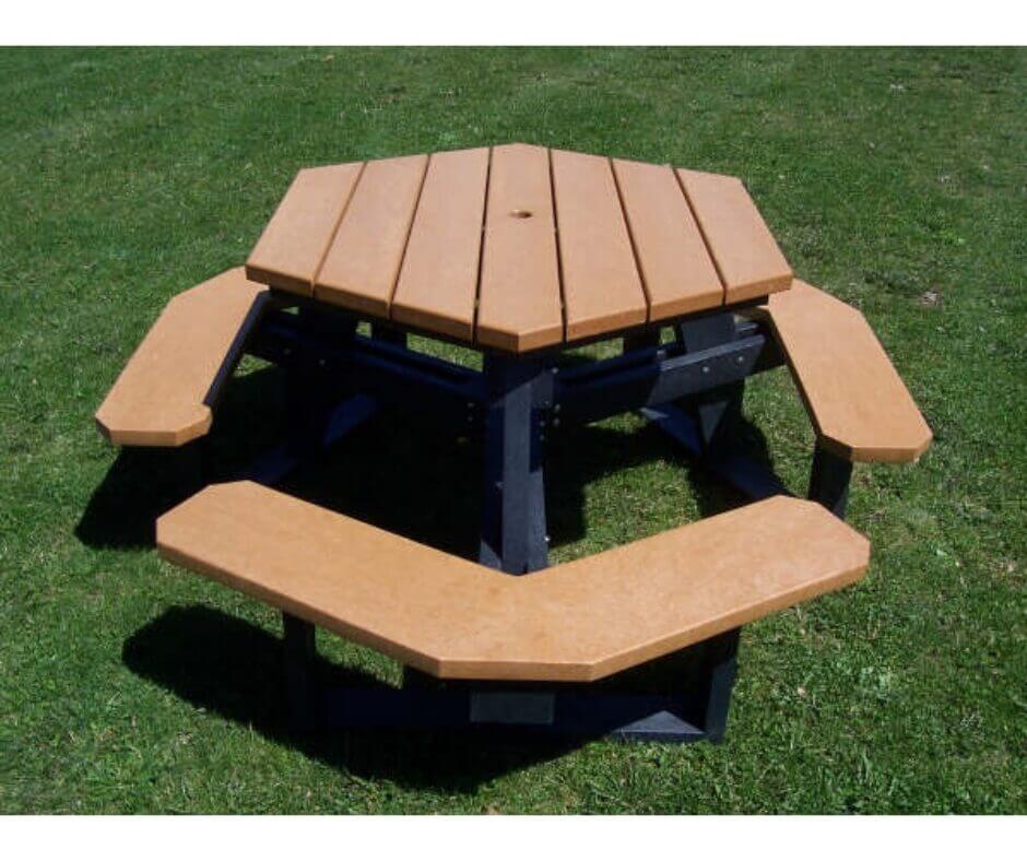 Hexagonal Picnic Table
