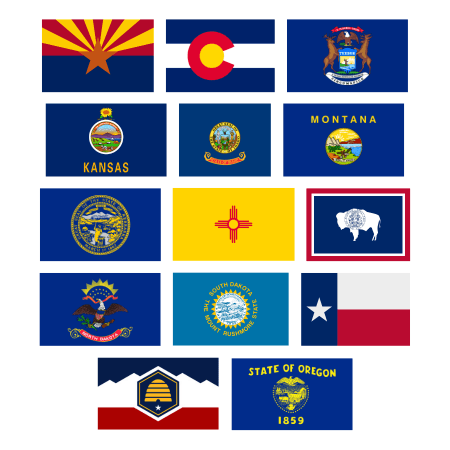 State Flags - Mountain