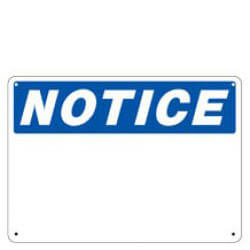 Notice Header